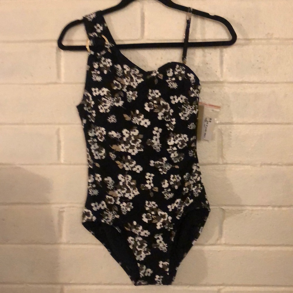 Michael kors black, white & grey swimsuit size 10